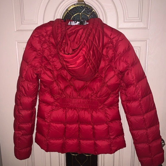 (Two)Red puffer coat Steve Madden(small) and brown puffer Michael Kors (xsmall) - Picture 2 of 6